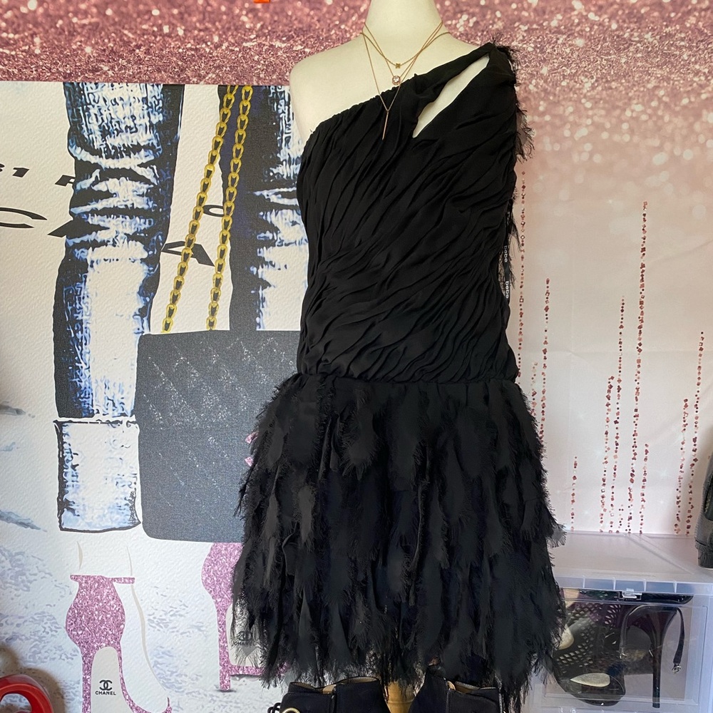 Casual black dress